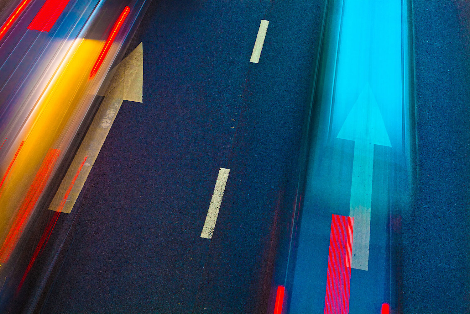 Foto Fahrspuren